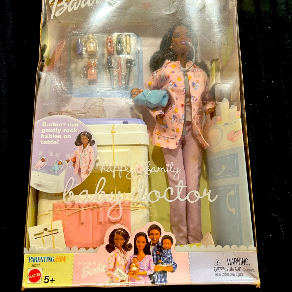 Rare Happy Family Doctor Black Babies